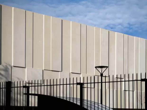 Precast concrete made with Aalborg White Cement